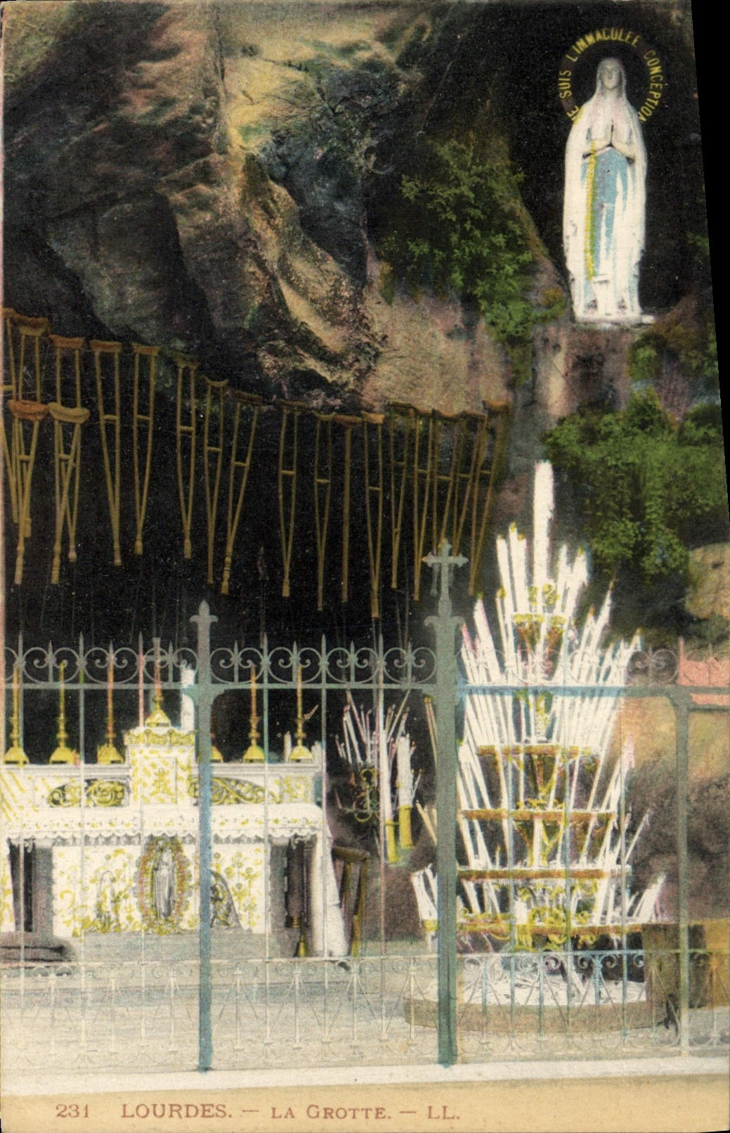 CPA Lourdes La Grotte 