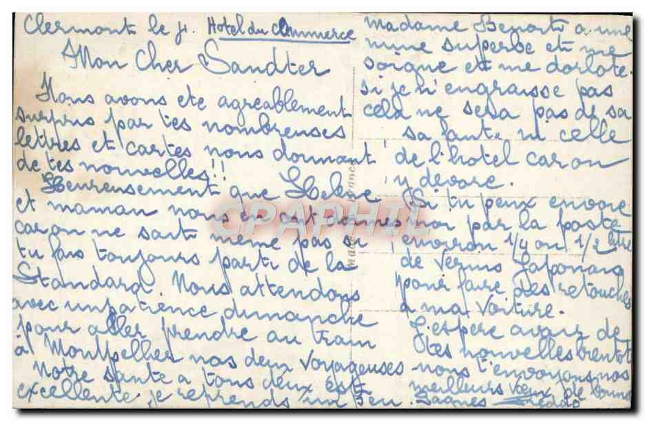 CPA Fantaisie Femme Bonne Fete  — Verso