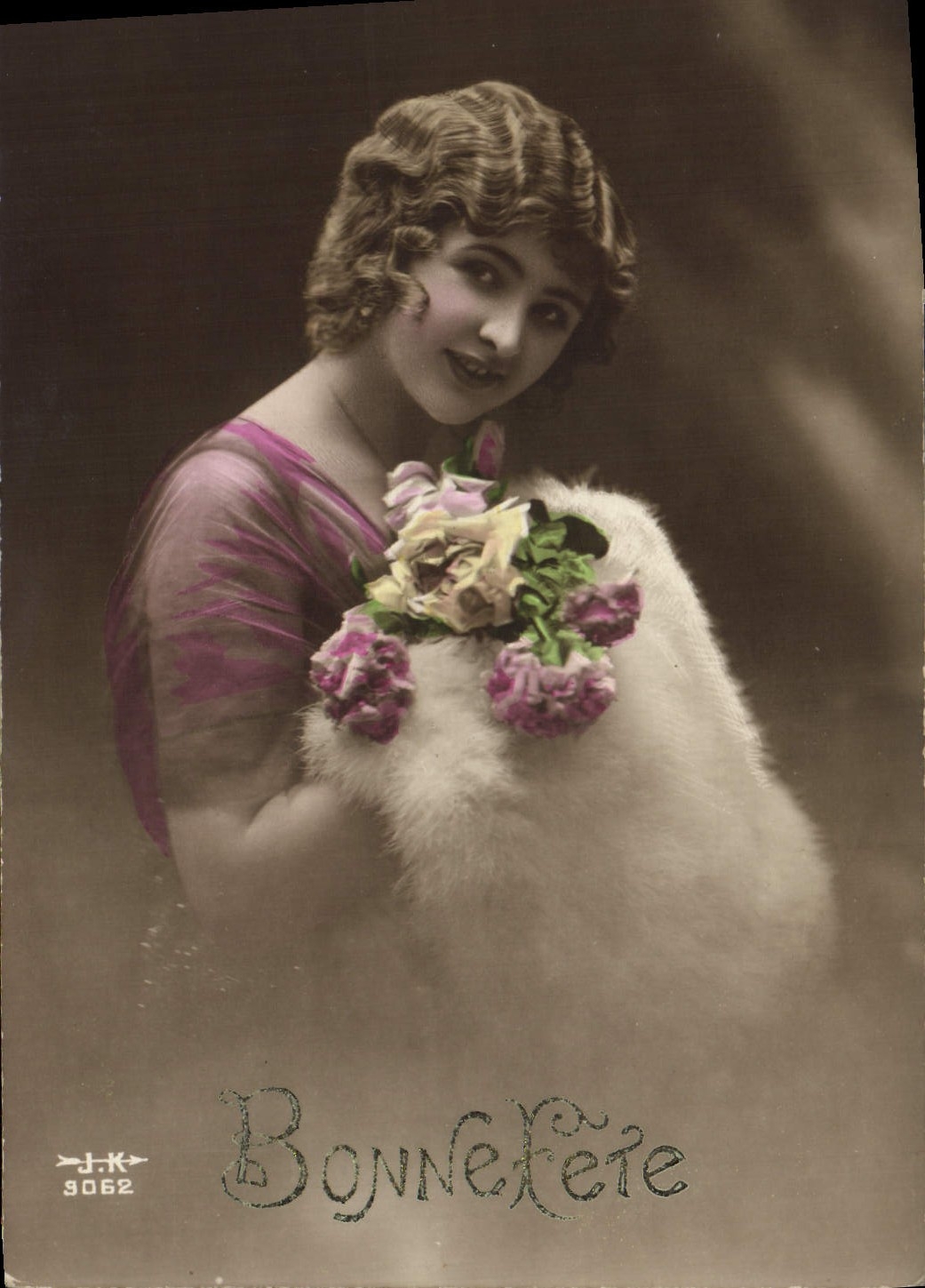 CPA Fantaisie Femme Bonne Fete 