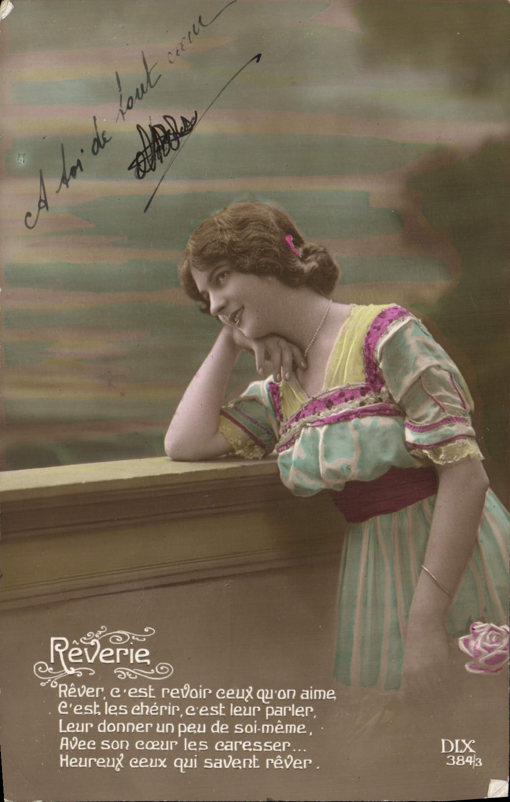 Jeune femme rêvant — Réverie — DIX 384/3