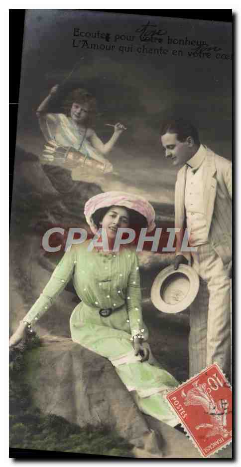 CPA Fantaisie Femme 
