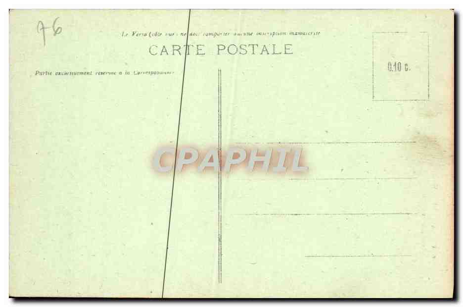 CPA Rouen Tour Jeanne d'Arc  — Verso
