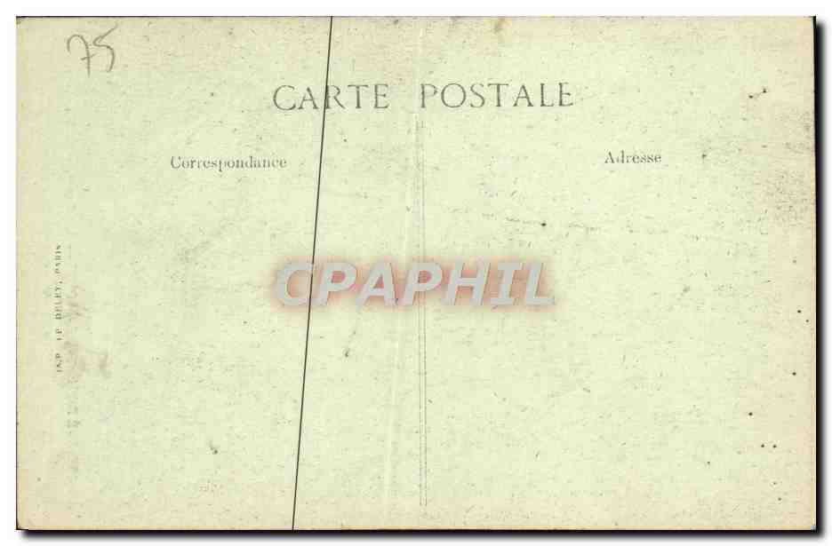 CPA Eglise St Etienne du Mont Le Tombeau de Ste Genevieve Attouchement des objets — Rückseite