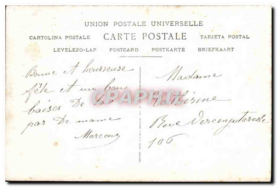 Giovane donna con mazzo di fiori — editore anonimo, n° 324 — Verso