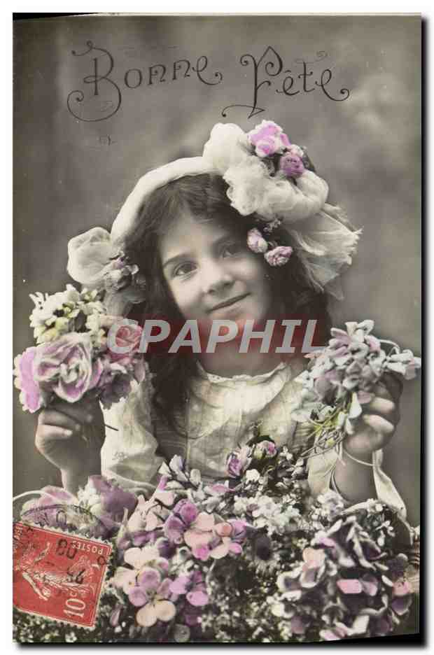 CPA Fantaisie Enfant Bonne Fete 