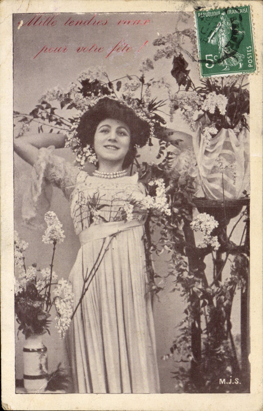 CPA Fantaisie Femme 