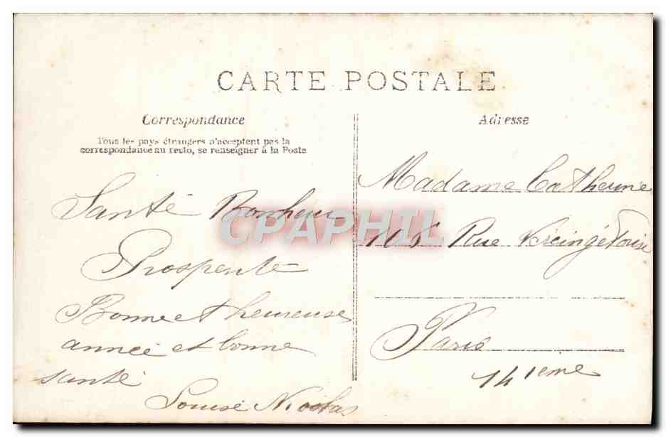 CPA Fantaisie Enfant  — Verso