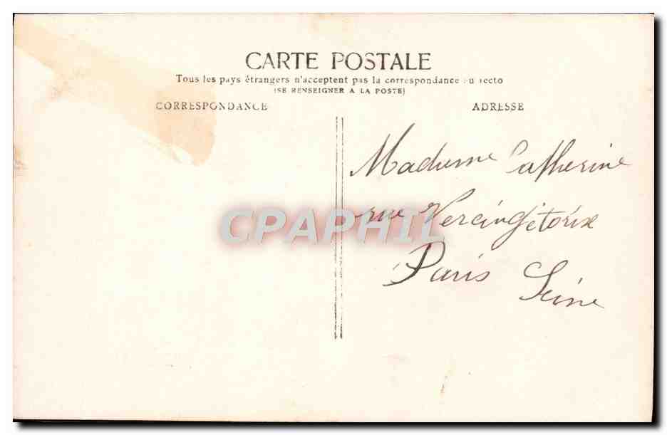 CPA Fantaisie Enfant — Rückseite