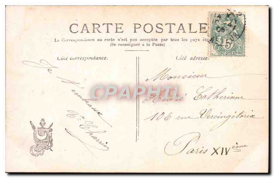CPA Fantaisie Enfant Joyeuses Paques — Rückseite