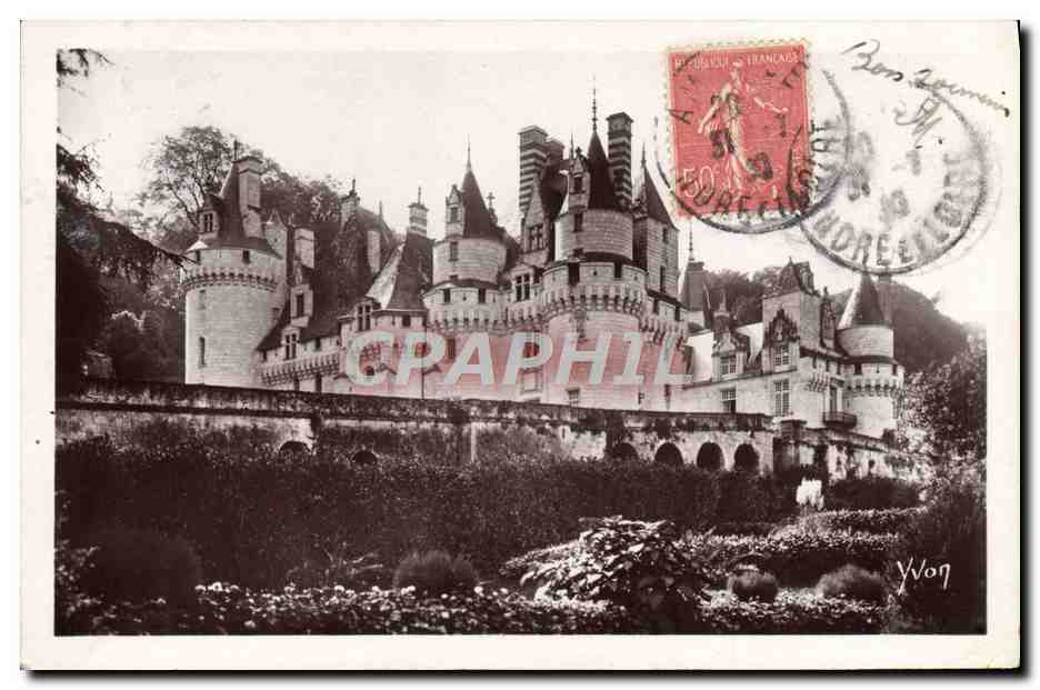 CPA La Douce France Chateaux de la Loire Chateau de Rigny Usse Vue d'ensemble