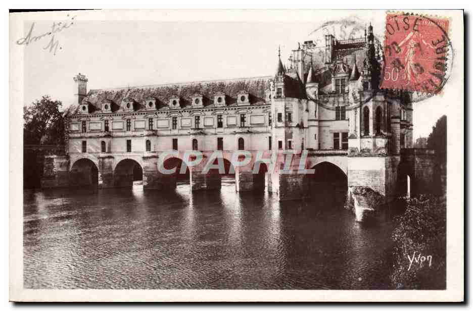 CPA La Douce France Chateaux de la Loire Chateau de Chenonceaux 