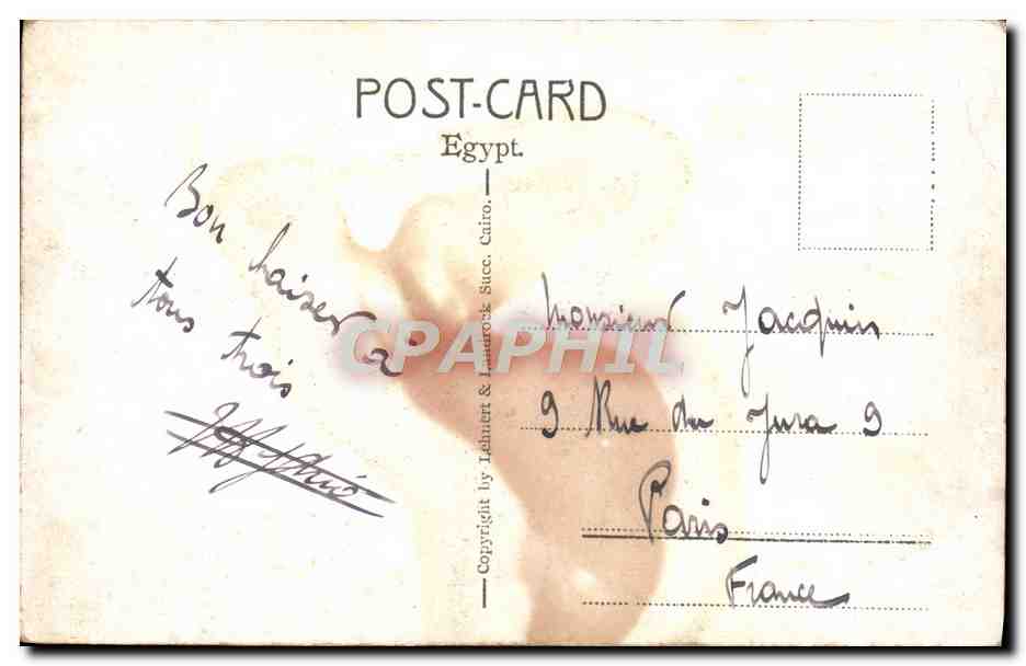Port-Saïd — Bureau de la Compagnie du Canal de Suez — éditeur Lehniert & Lemaire, n° 513 — Back