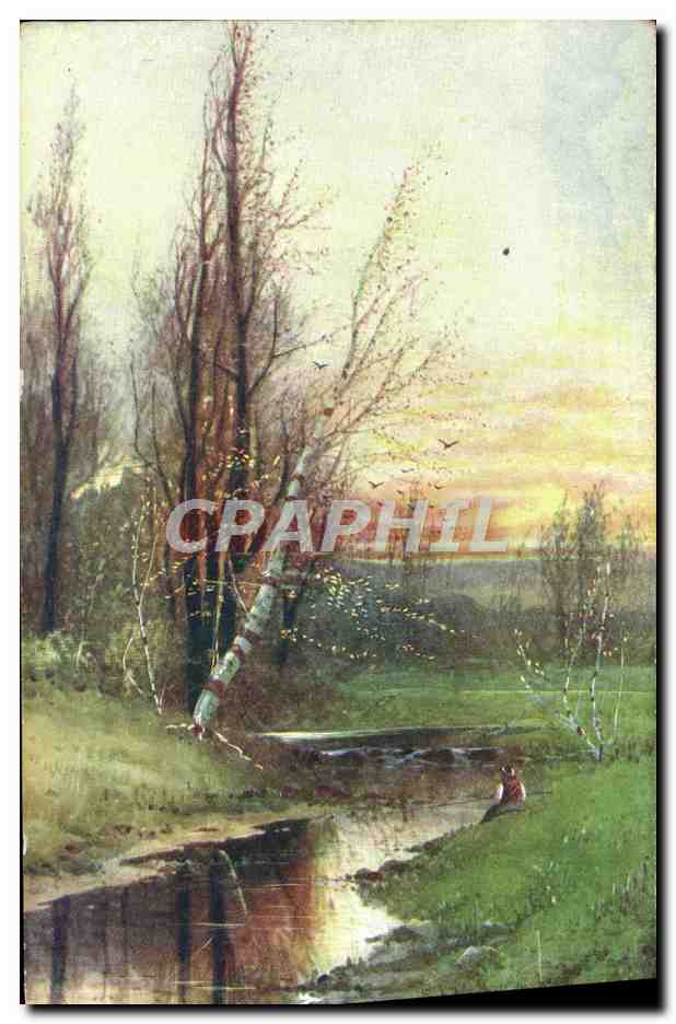 CPA Fantaisie Cours d'eau