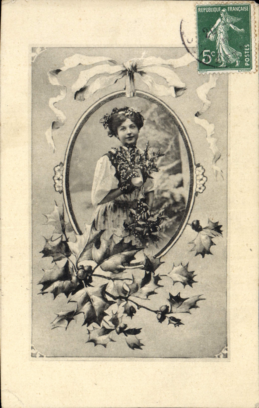 CPA Fantaisie Femme