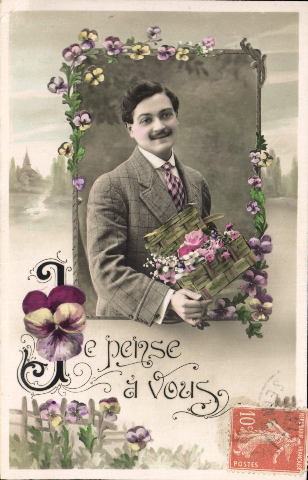 CPA Fantaisie Homme