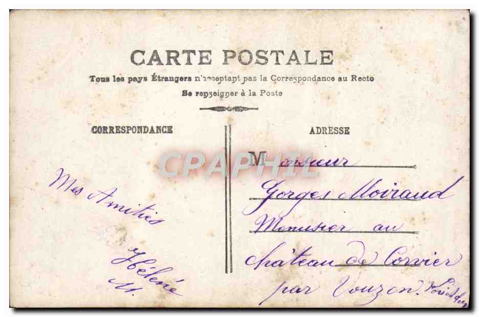 CPA Fantaisie Femme Reposez Vous ici de L'ardeur du Soleil — Back