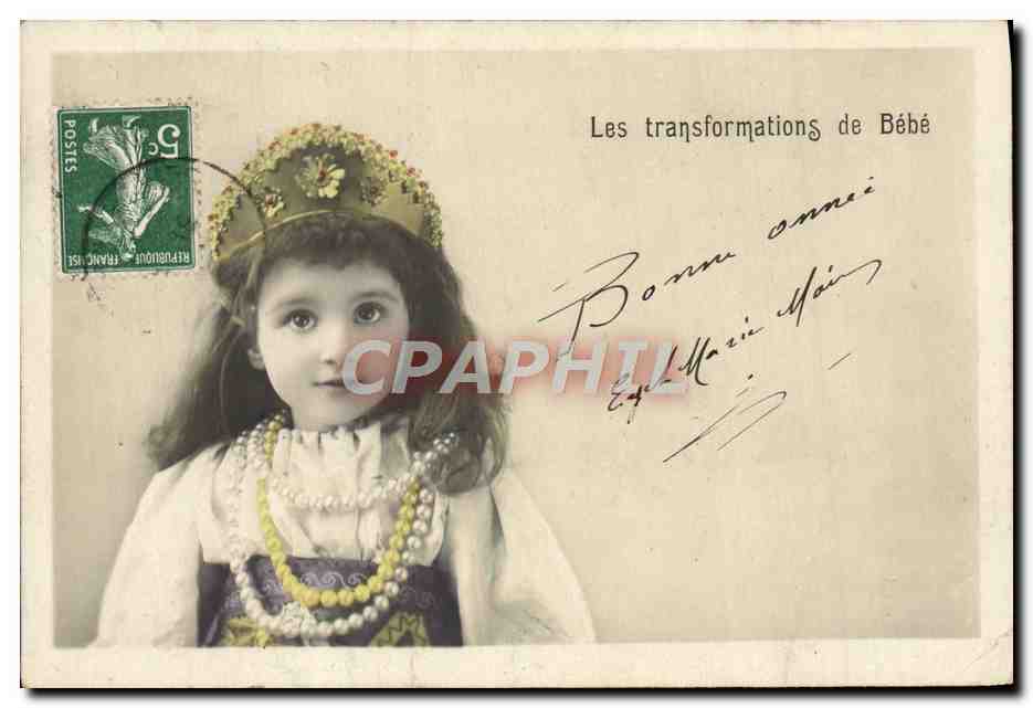 CPA Fantaisie Enfant Les Transformations de Bebe