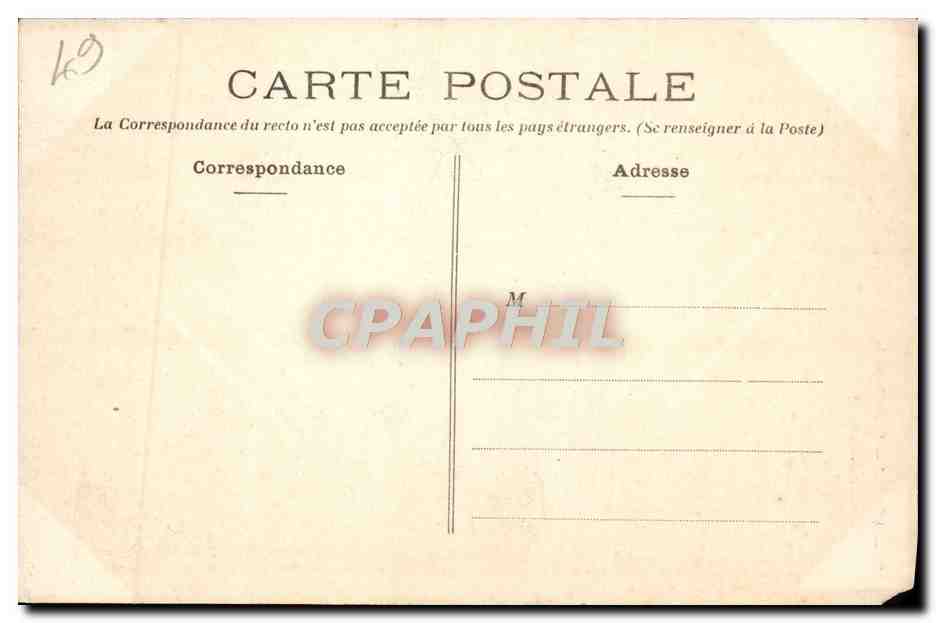 CPA Angers La Cathedrale Monte St Maurice Epicerie — Rückseite