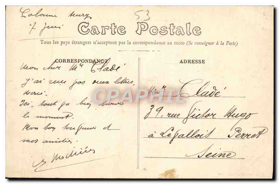 Meulay-Idriss — Vue prise de la plate de Meknès — Ordonn photo, Casablanca — Verso
