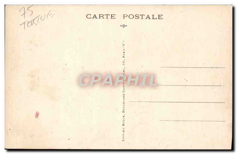 CPA Paris Museum d'Histoire Naturelle Tortues elephantines Iles Seychelles Tortue  — Rückseite