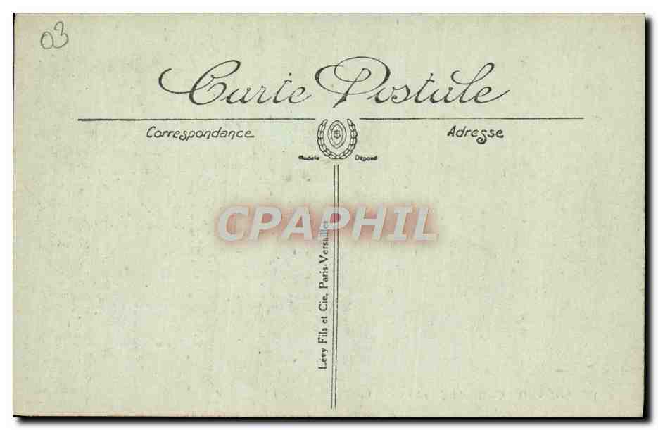 CPA Bourbon L'Archambault Vue Generale — Verso