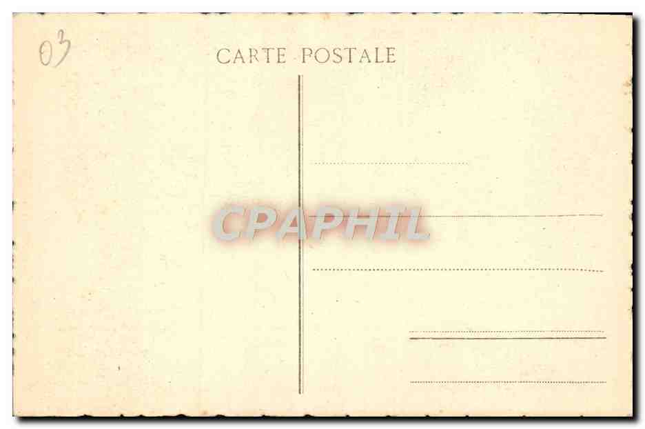CPA Vichy La Tour de L'Horloge — Verso