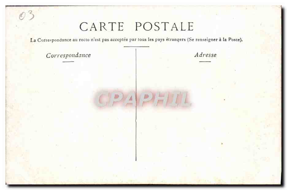 CPA Vichy Pont Sur L'Allier — Verso