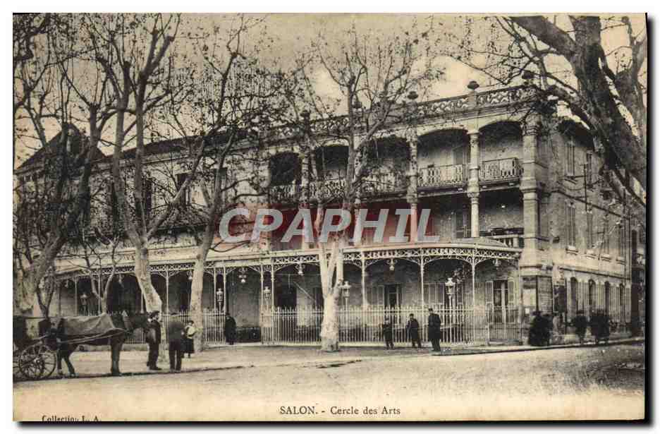 CPA Salon Cercle Des Arts