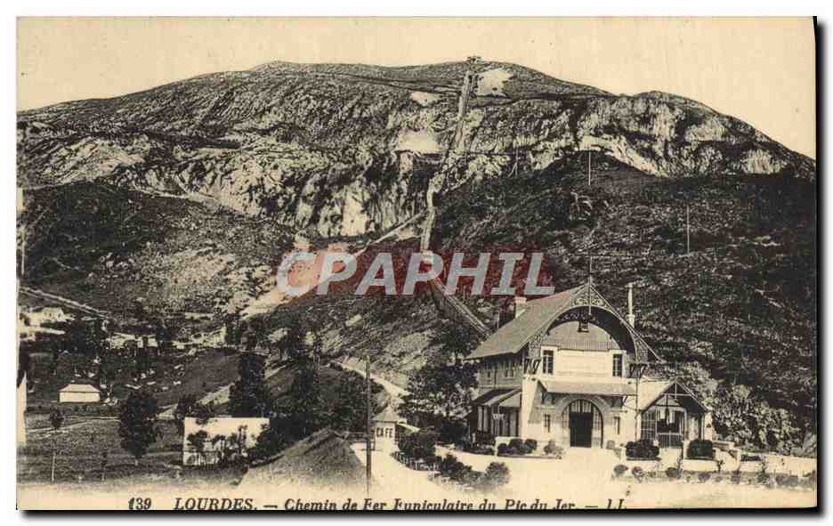 CPA Lourdes Chemin de Fer Funiculaire du Pic Du Jer