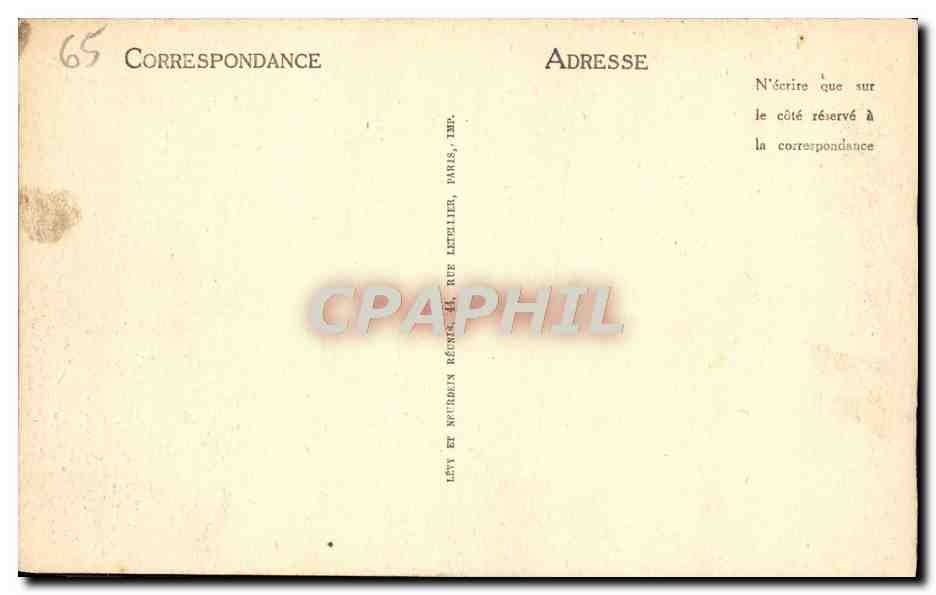 CPA Lourdes La Vierge Couronnee et la Basilique — Rückseite