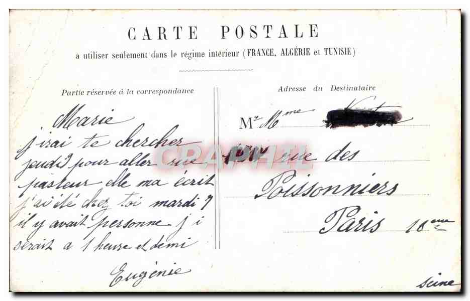 CPA Fantaisie Enfant Poupee — Rückseite