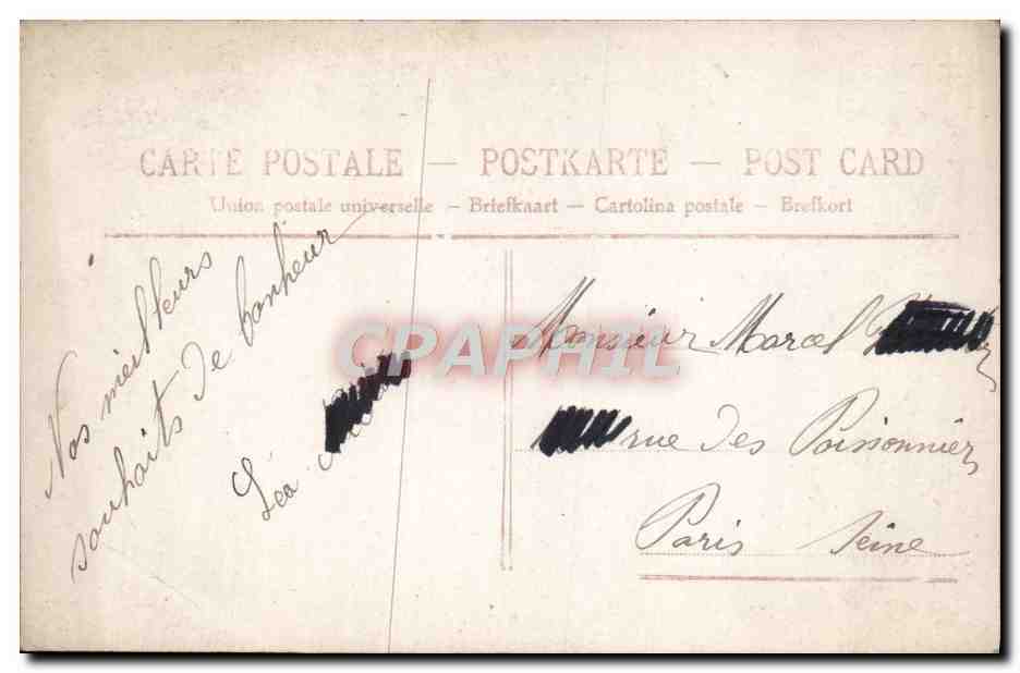 CPA Fantaisie Enfant Telephone — Rückseite
