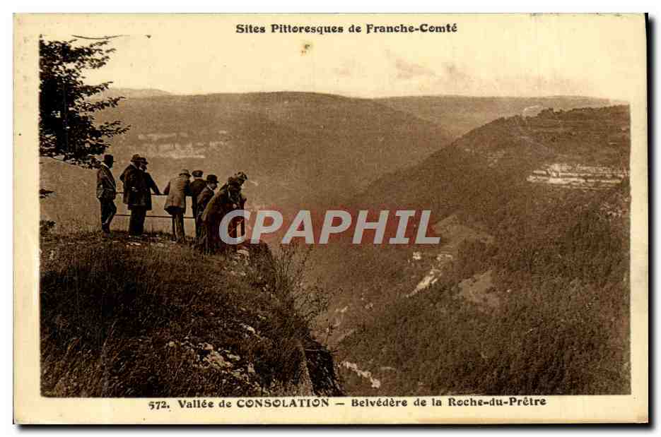 CPA Vallee de Consolation Belvedere de la Roche du Pretre