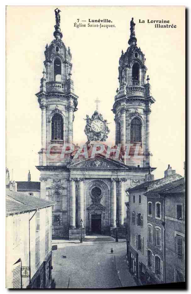 Lunéville — Église Saint-Jacques — La Lorraine illustrée, n°7