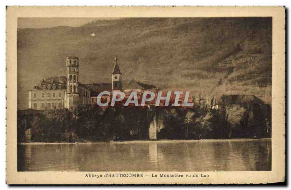 CPA Abbaye d'Hautecombe Le Monastere Vu du Lac