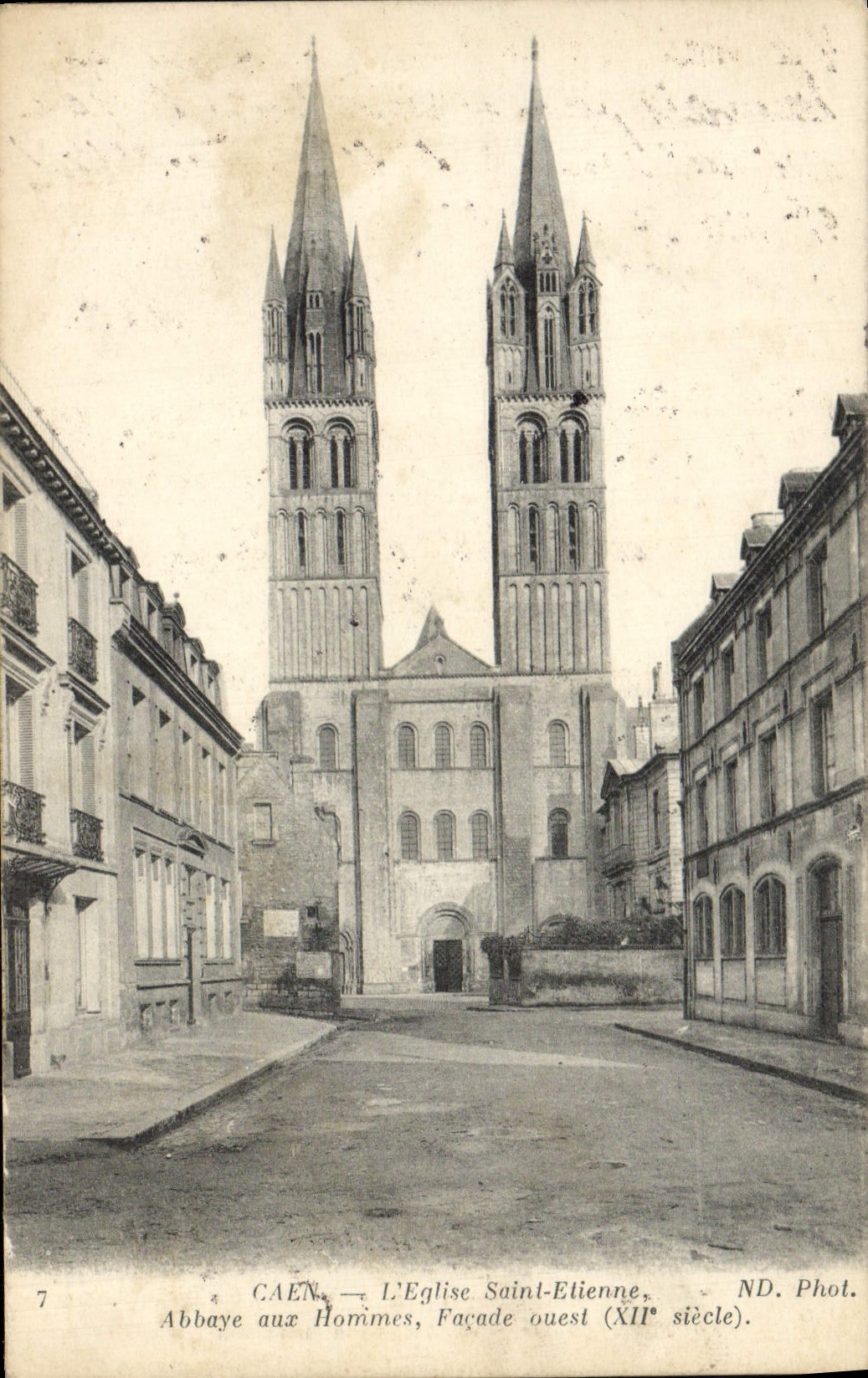 CPA Caen L'Eglise Saint Etienne Abbaye aux Hommes