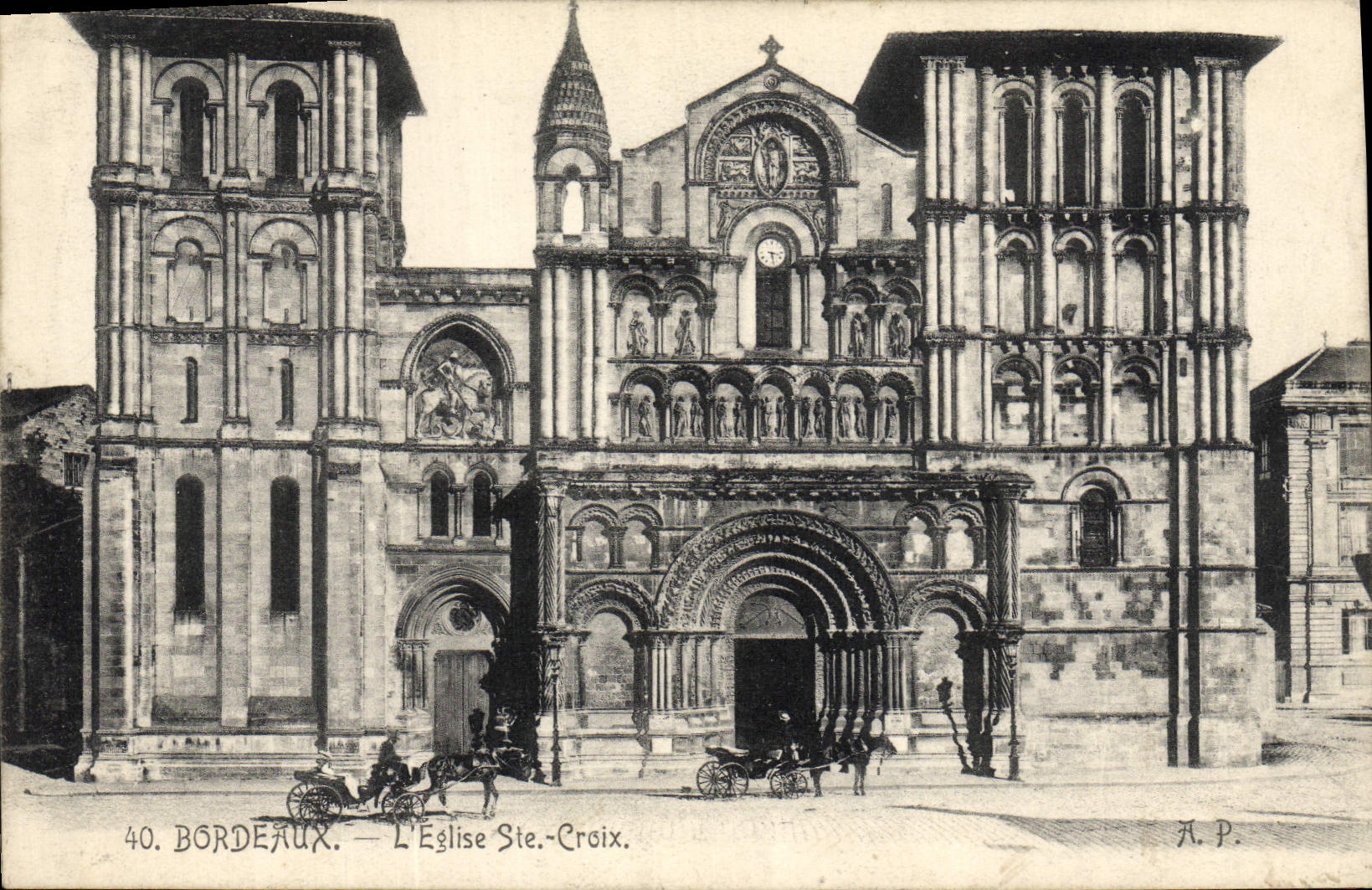 CPA Bordeaux L'Eglise Ste Croix