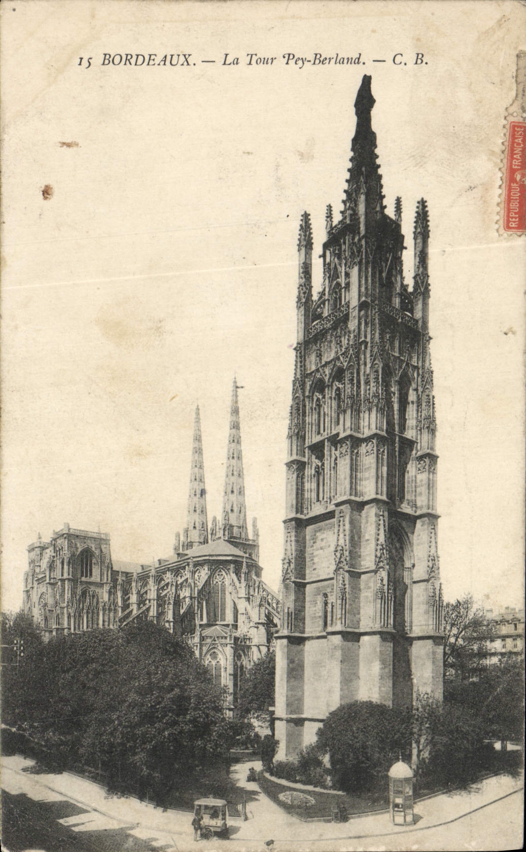 Bordeaux — La Tour Pey-Berland — C. B.