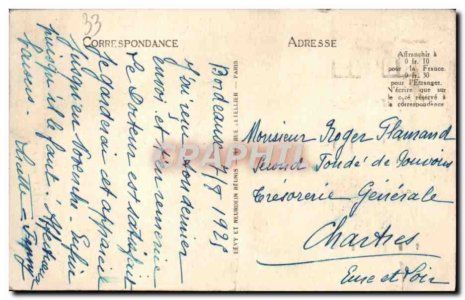 CPA Bordeaux L'Eglise Saint Seurin Retable a panneaux d'albatre — Verso