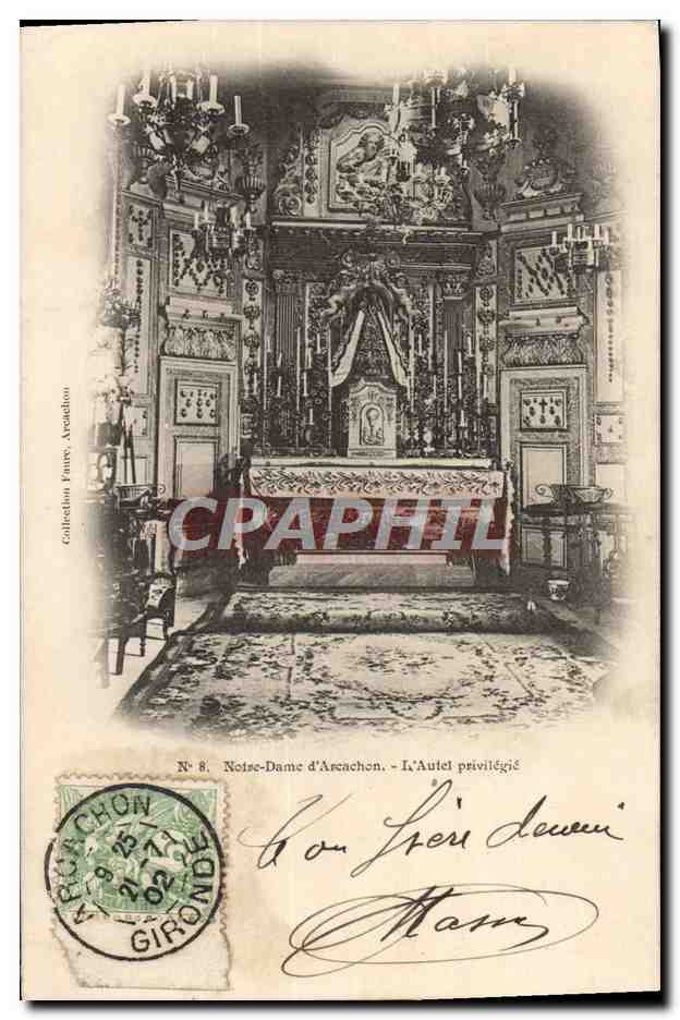 CPA Notre Dame d'Arcachon L'autel privilegie