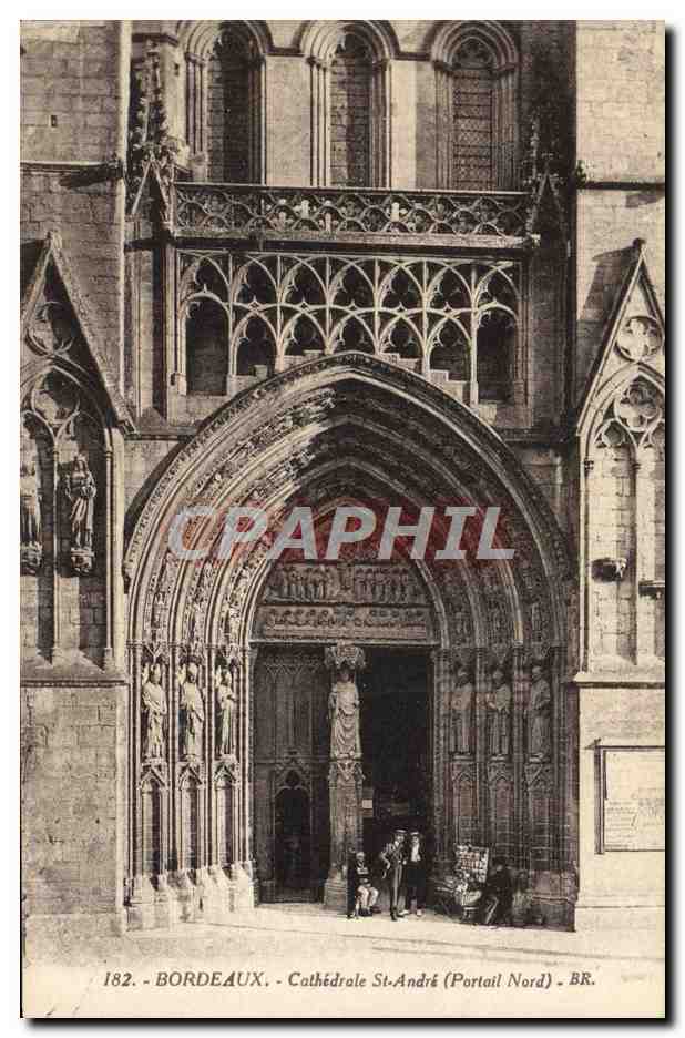 Bordeaux - Cathédrale St-André (Portail Nord) - BR. - 182