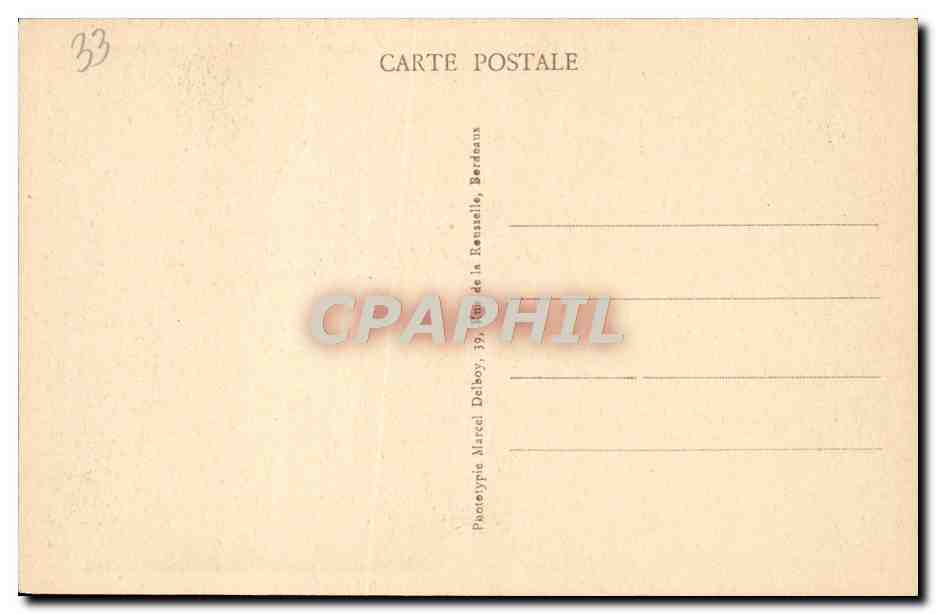 CPA Bordeaux Cathedrale Saint Andre — Verso