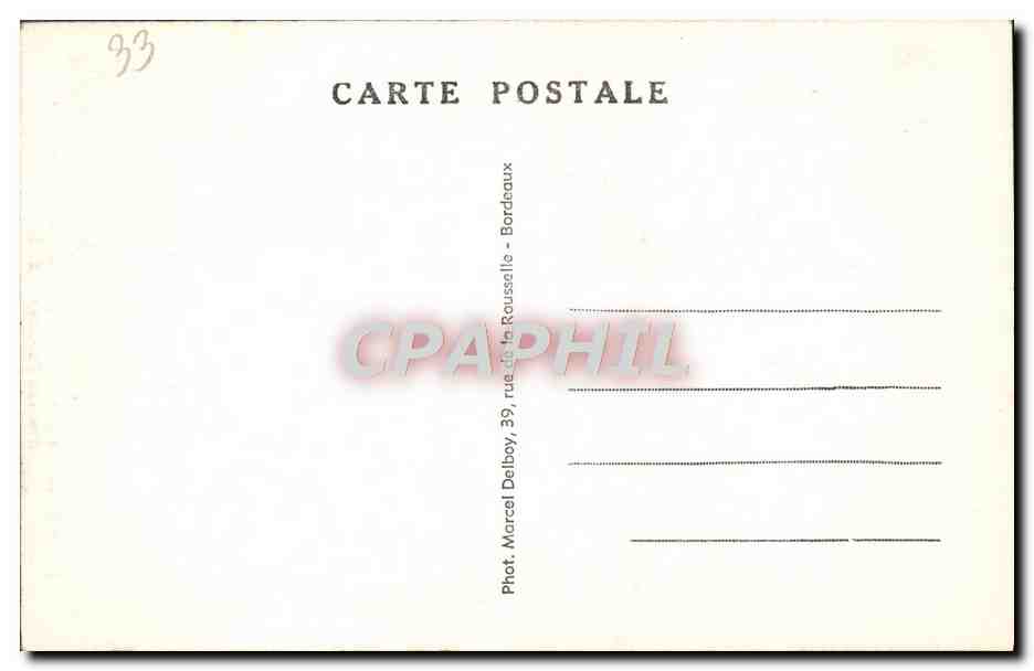 PONT-de-la-MAYE (Gironde) — Château Haut-Madère, Neues Pavillon — M. D. — Rückseite