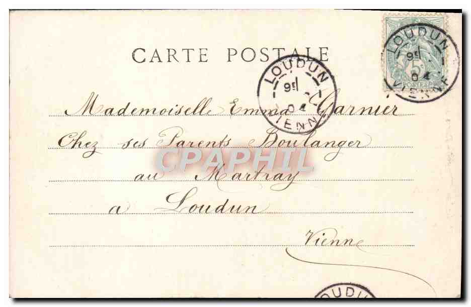 CPA Fantaisie Enfant — Verso
