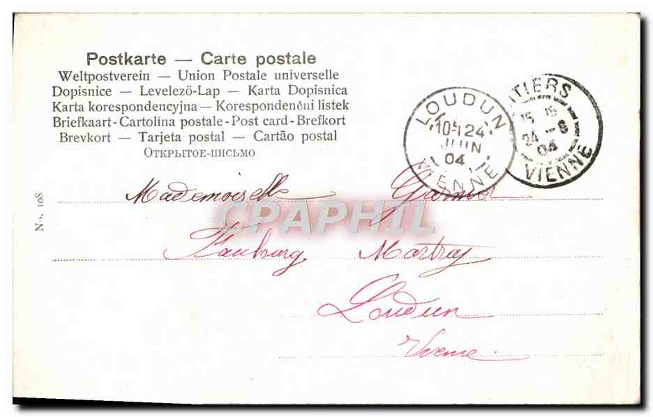 CPA Fantaisie Enfants — Rückseite