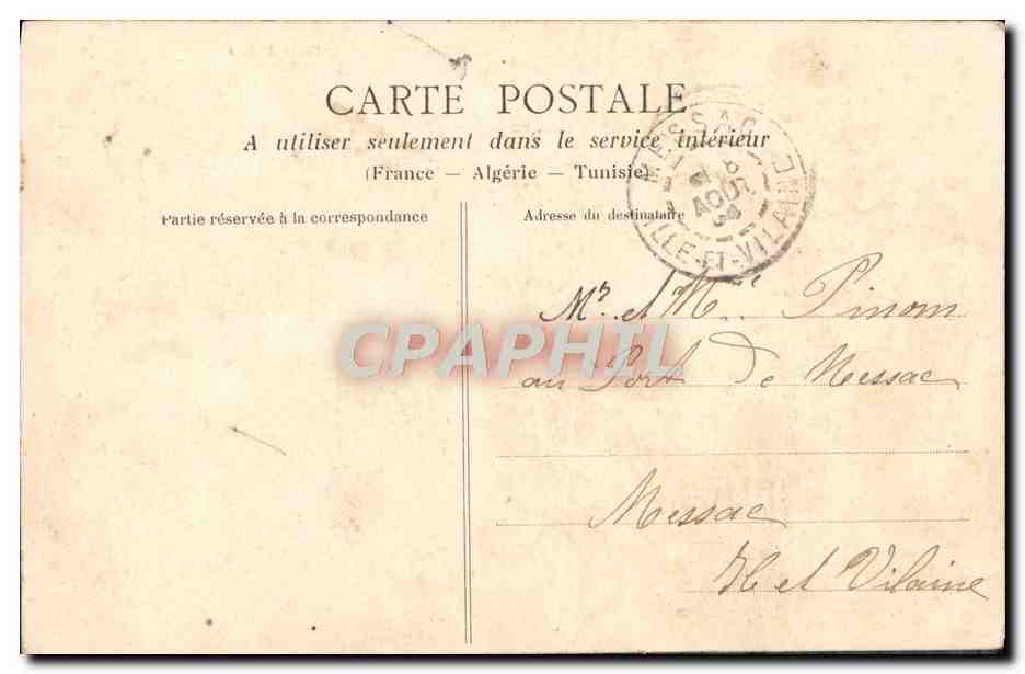 CPA Fantaisie Enfant le bon apotre — Verso