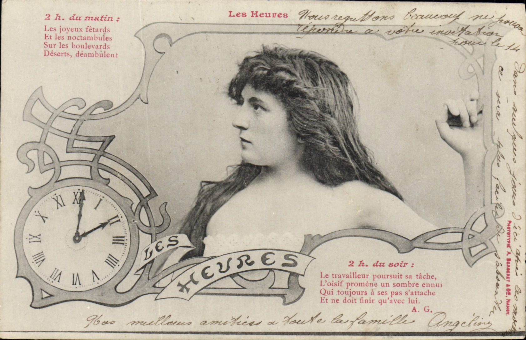 CPA Fantaisie Femme