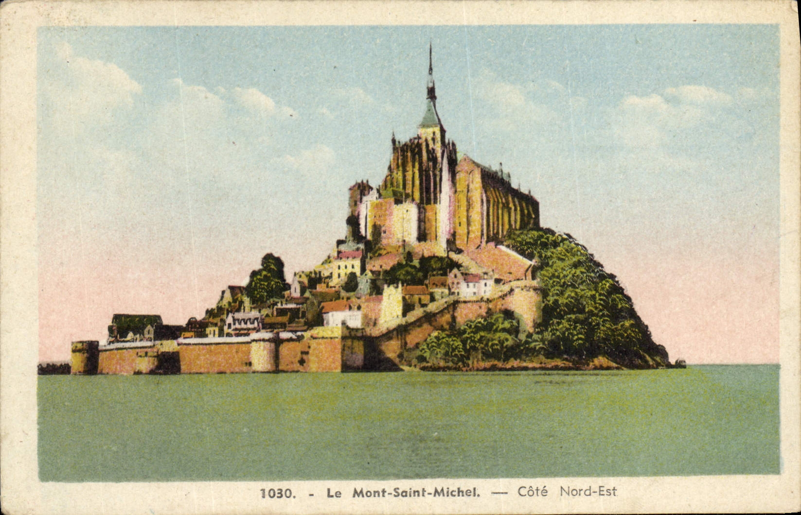 CPA Le Mont Saint Michel Cote Nord Est