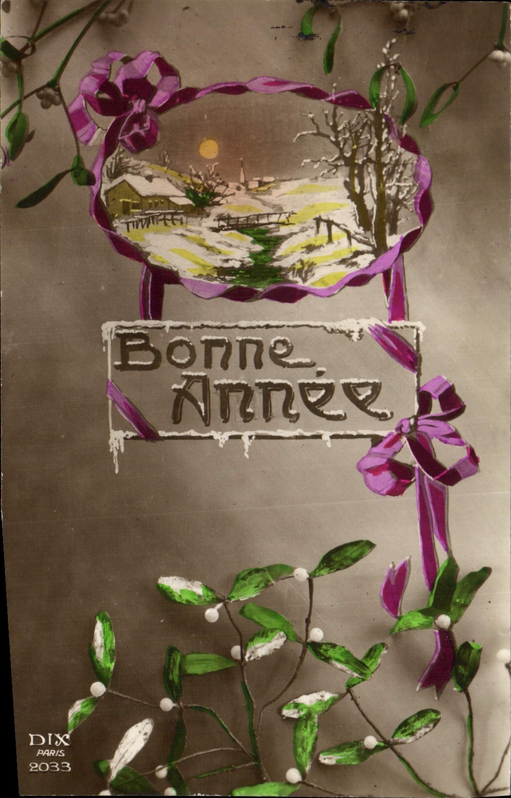 CPA Bonne Annee