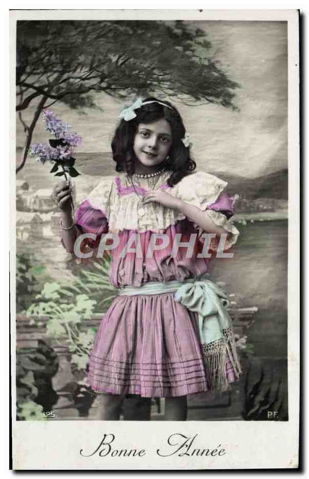 CPA Fantaisie Enfant Bonne Annee